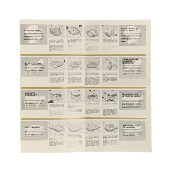 NIB Vintage 50’s / 60’s Woodlyn Crown Sheffield Happy Hostess Knife Set - Picture 13 of 14